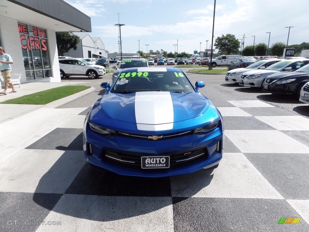 2016 Camaro LT Coupe - Blue Velvet Metallic / Medium Ash Gray photo #2