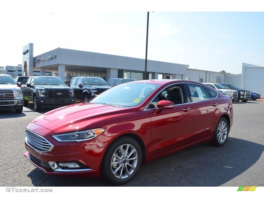 2017 Fusion SE - Ruby Red / Ebony photo #3