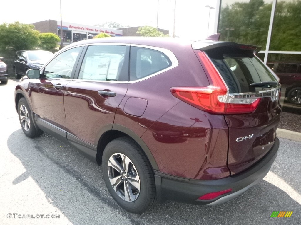 2017 CR-V LX AWD - Basque Red Pearl II / Gray photo #2