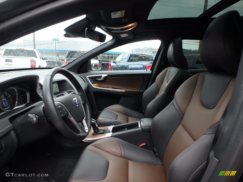 Hazel Brown/Off-Black Interior 2016 Volvo XC60 T6 AWD Photo #122361334