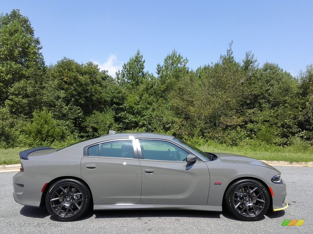 2018 Charger R/T Scat Pack - Destroyer Gray / Black photo #5