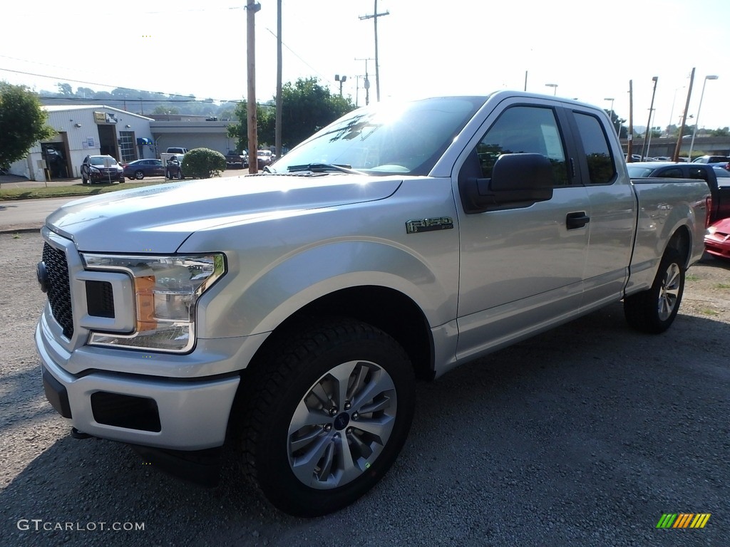 2018 F150 STX SuperCab 4x4 - Ingot Silver / Black photo #6