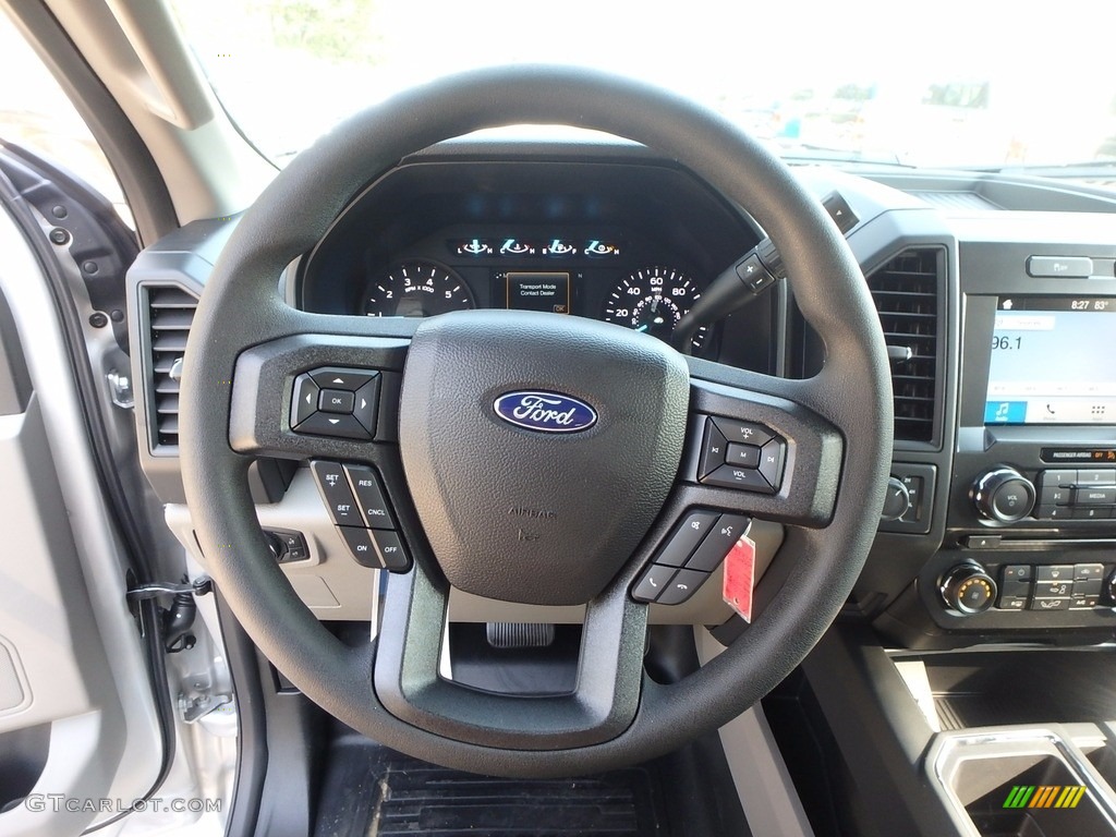 2018 Ford F150 STX SuperCab 4x4 Black Steering Wheel Photo #122363773