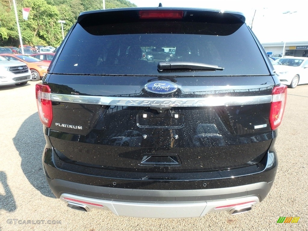 2017 Explorer Platinum 4WD - Shadow Black / Ebony Black photo #3