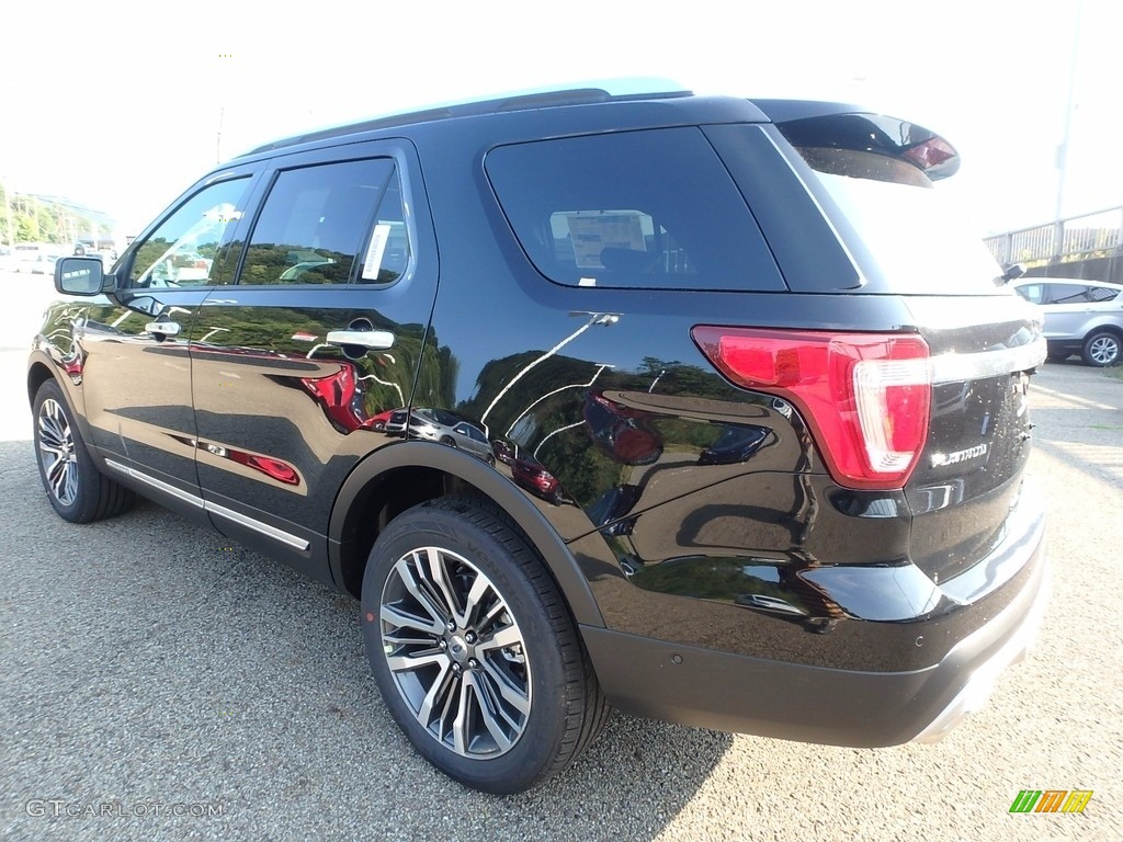 2017 Explorer Platinum 4WD - Shadow Black / Ebony Black photo #4