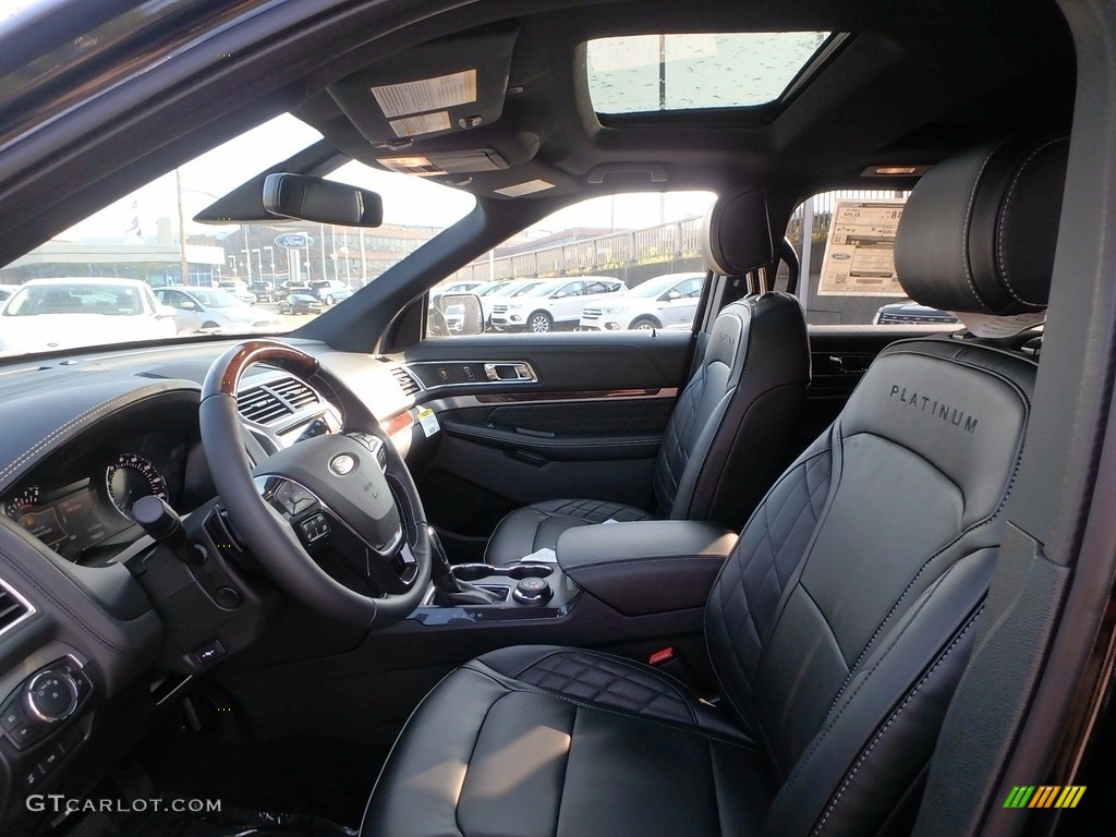 2017 Explorer Platinum 4WD - Shadow Black / Ebony Black photo #10