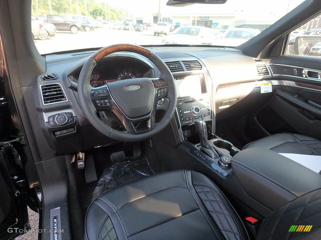 2017 Explorer Platinum 4WD - Shadow Black / Ebony Black photo #13