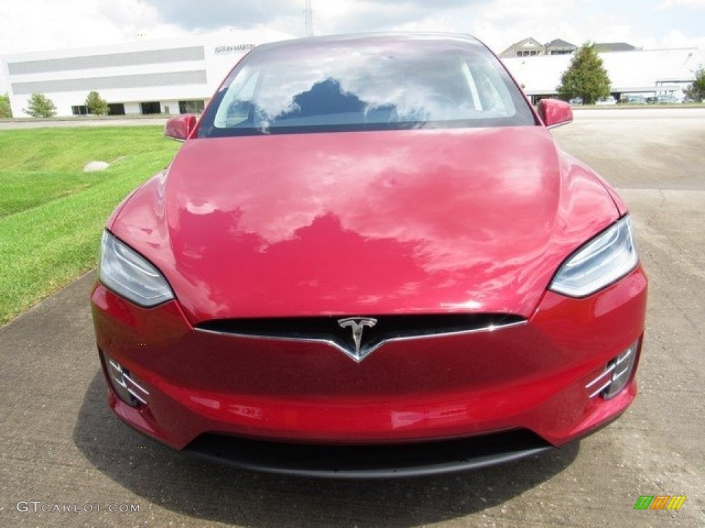 2016 Model X 75D - Red Multi-Coat / Black photo #9