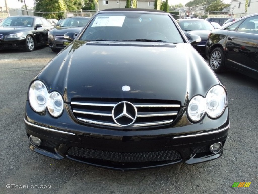 2007 CLK 63 AMG Cabriolet - Black / Black photo #2