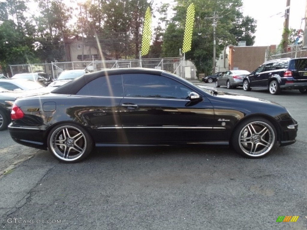 2007 CLK 63 AMG Cabriolet - Black / Black photo #7