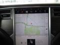 2016 Tesla Model X Black Interior Navigation Photo