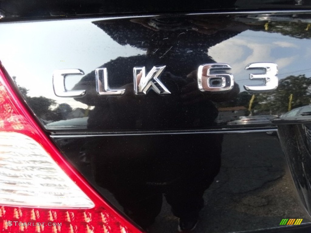 2007 CLK 63 AMG Cabriolet - Black / Black photo #27