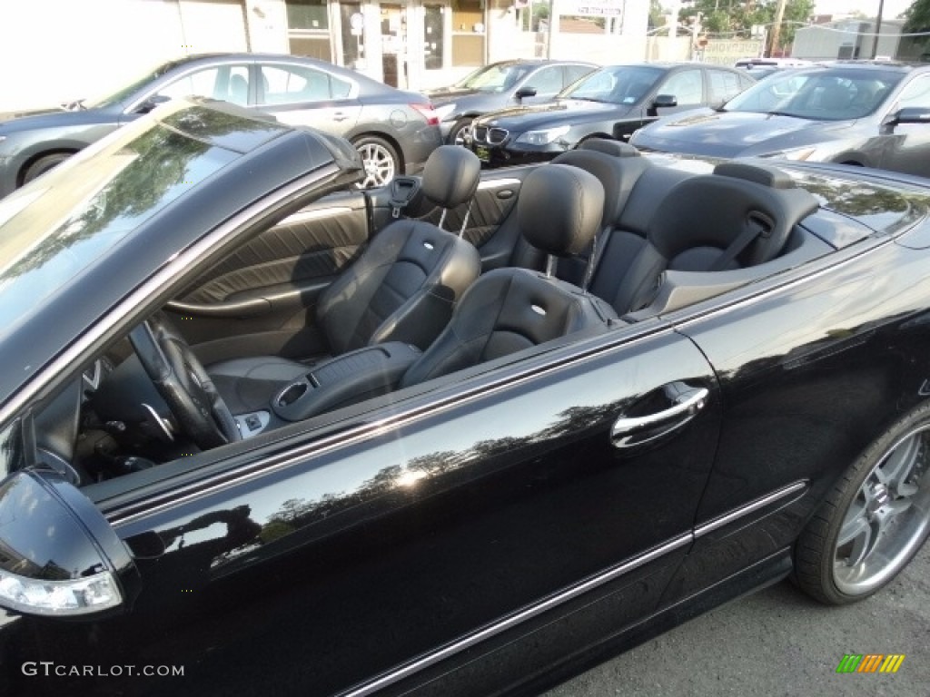 2007 CLK 63 AMG Cabriolet - Black / Black photo #30