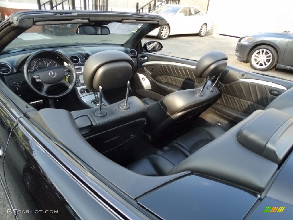 2007 CLK 63 AMG Cabriolet - Black / Black photo #31