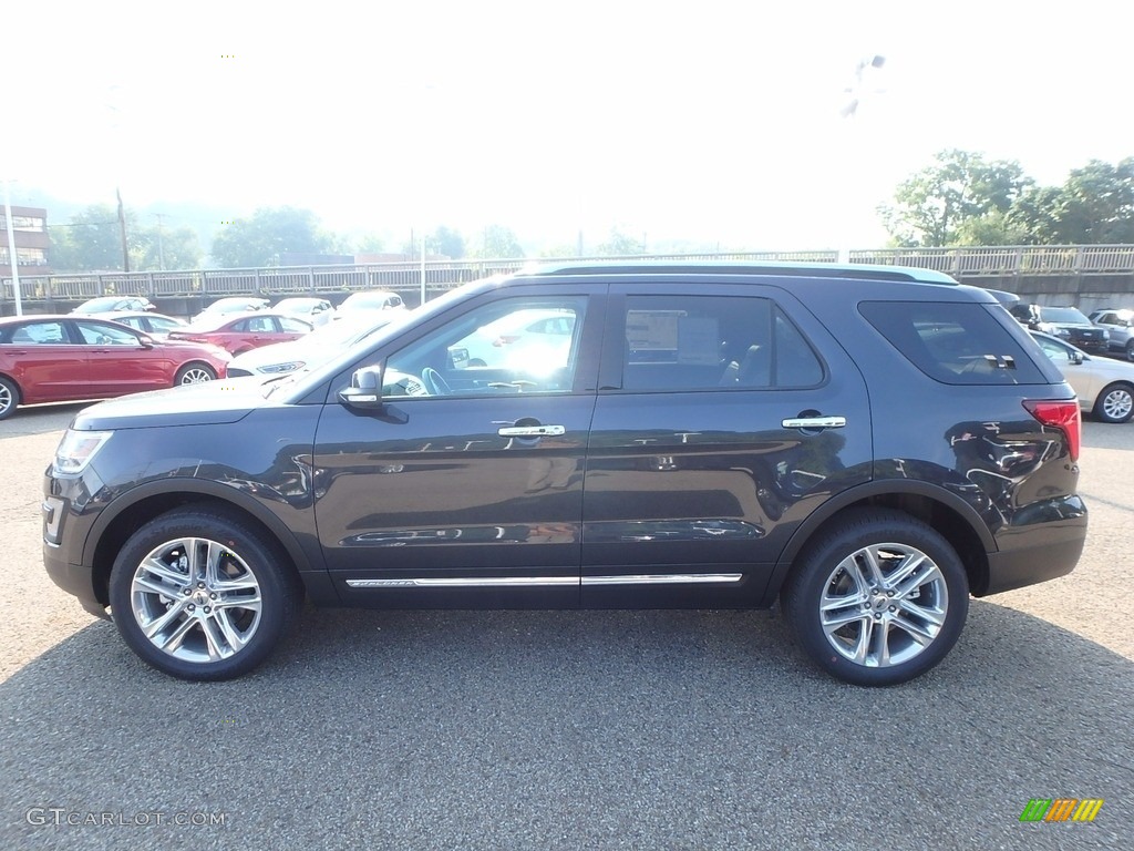 2017 Explorer Limited 4WD - Smoked Quartz / Ebony Black photo #5