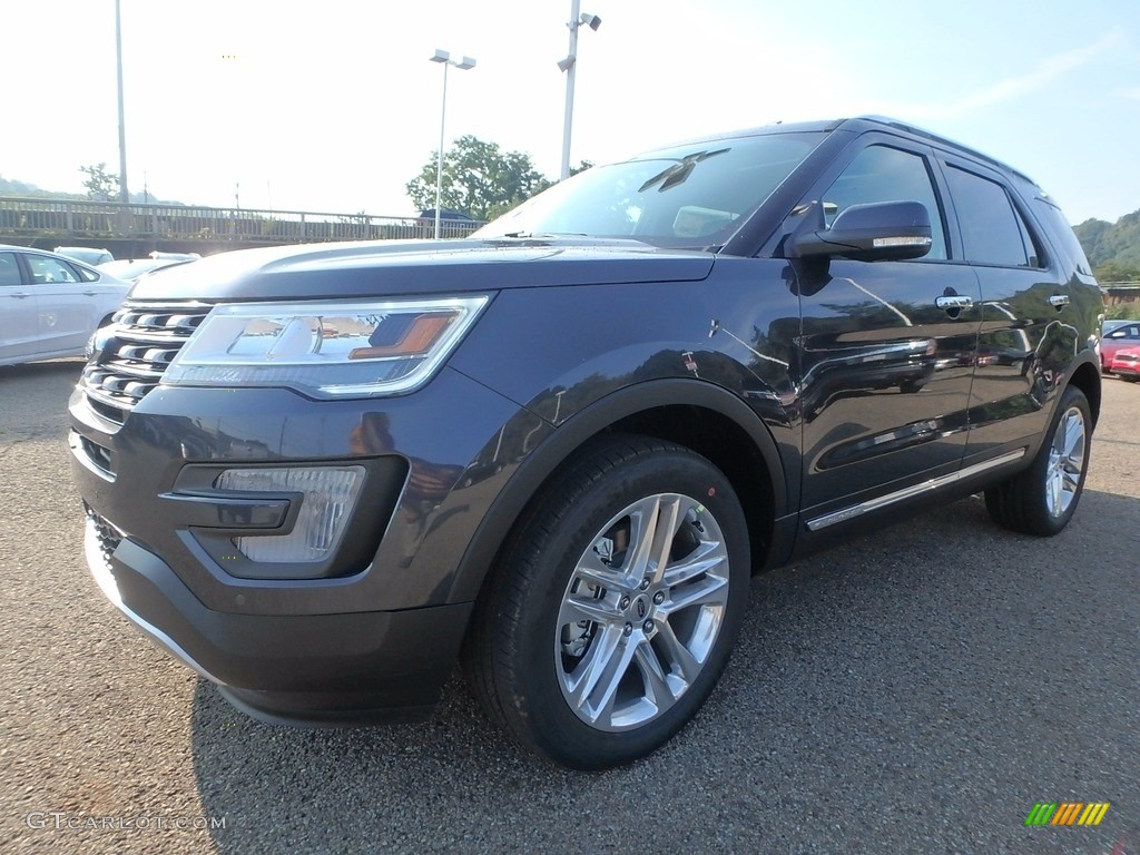 2017 Explorer Limited 4WD - Smoked Quartz / Ebony Black photo #6