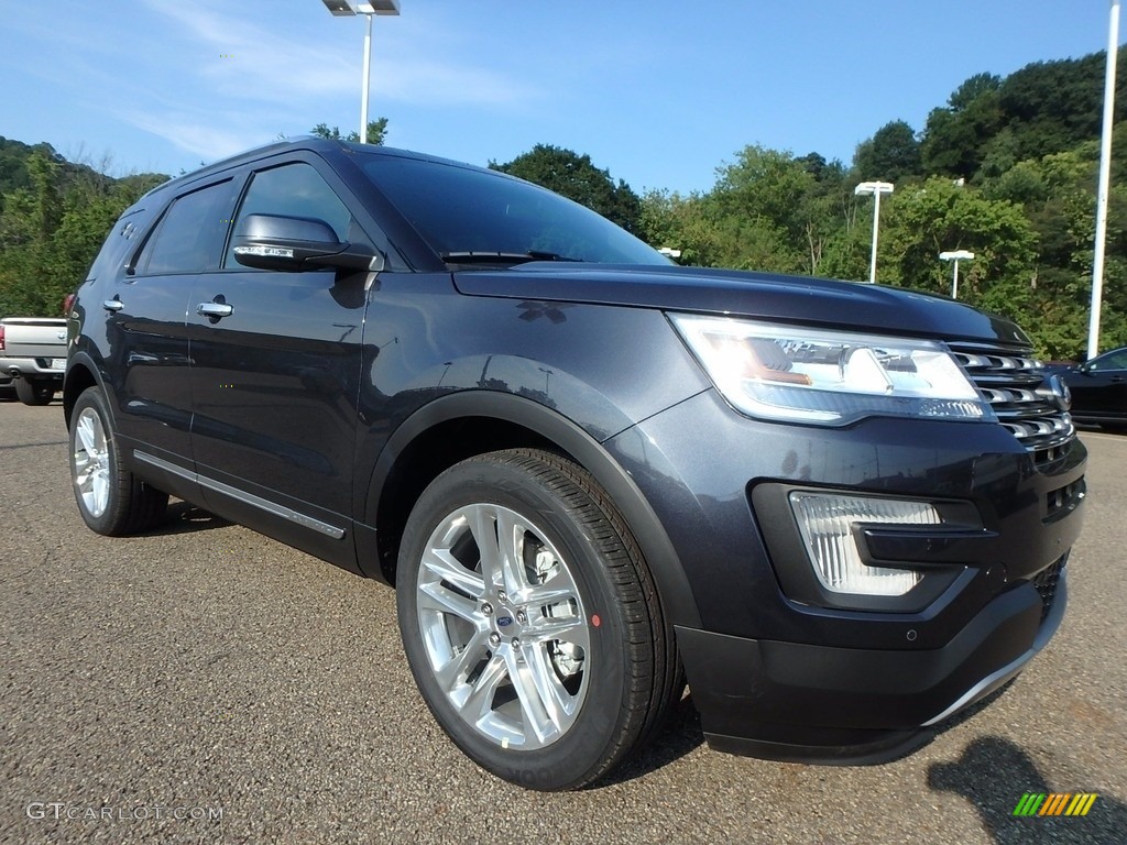 2017 Explorer Limited 4WD - Smoked Quartz / Ebony Black photo #8