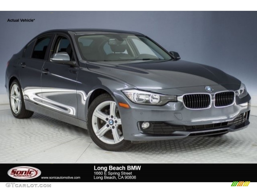 2014 3 Series 328d Sedan - Mineral Grey Metallic / Black photo #1