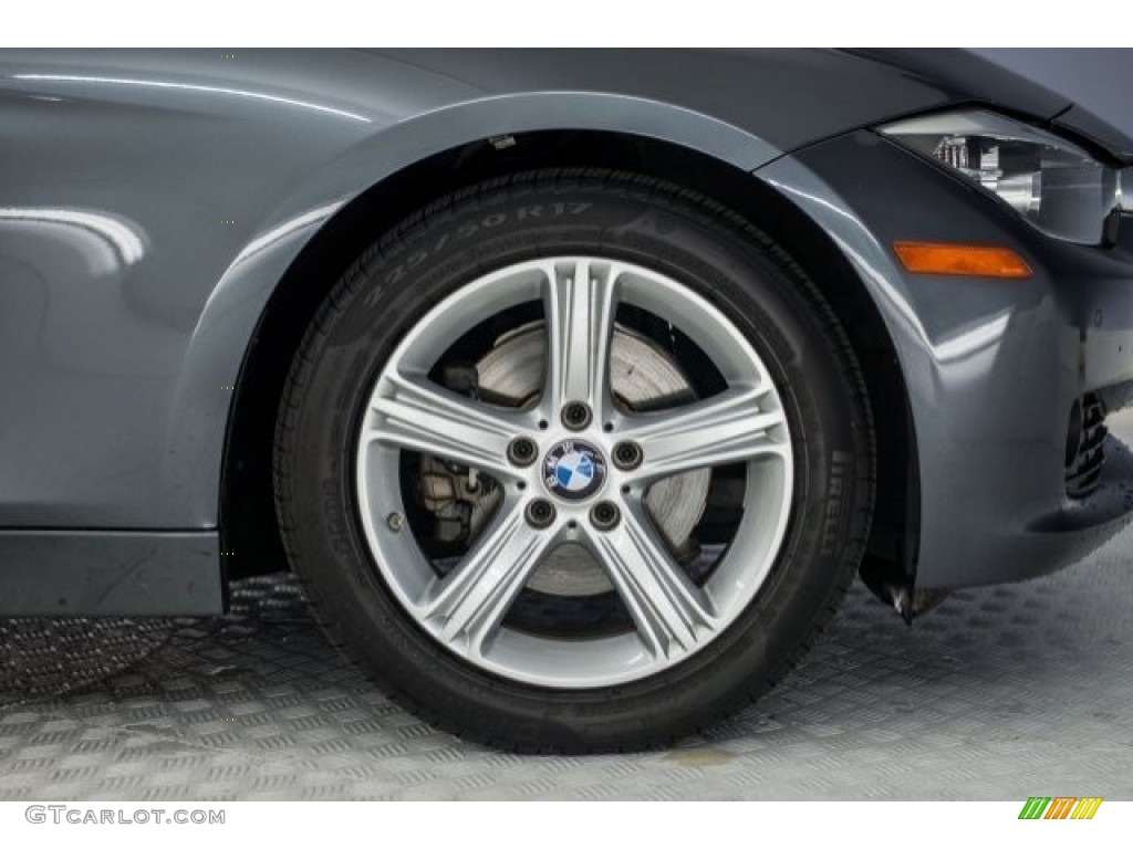 2014 3 Series 328d Sedan - Mineral Grey Metallic / Black photo #8