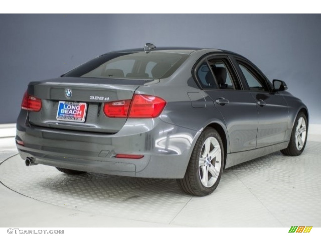 2014 3 Series 328d Sedan - Mineral Grey Metallic / Black photo #28