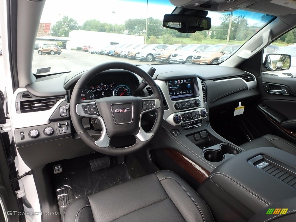 Jet Black Interior 2017 GMC Yukon XL SLT 4WD Photo #122366887