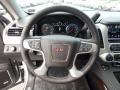 2017 GMC Yukon Jet Black Interior Steering Wheel Photo