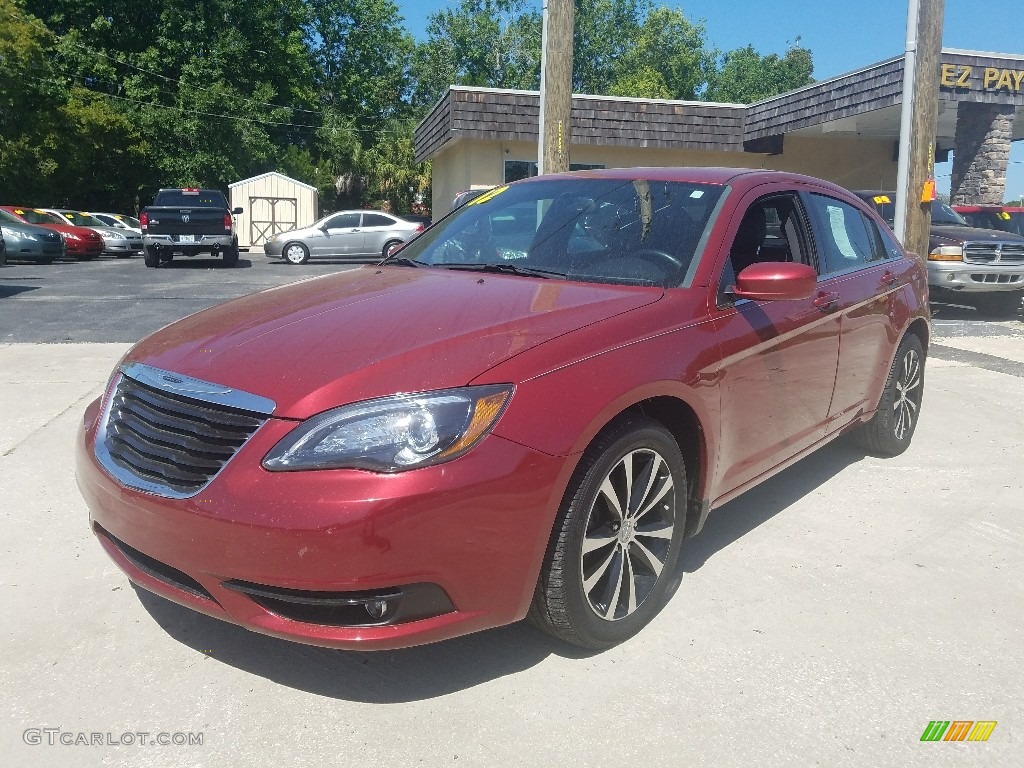 Deep Cherry Red Crystal Pearl Coat Chrysler 200