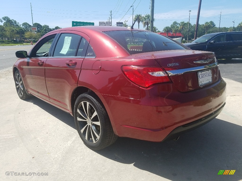 2012 200 S Sedan - Deep Cherry Red Crystal Pearl Coat / Black photo #3