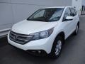 2014 White Diamond Pearl Honda CR-V EX AWD  photo #9