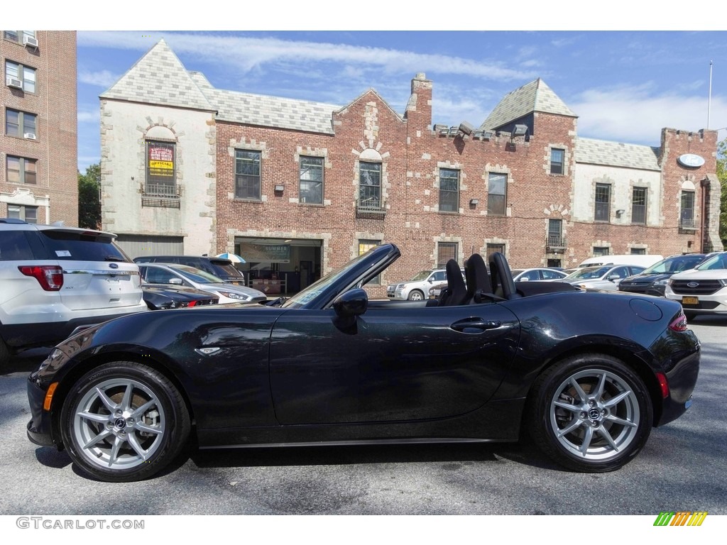 Jet Black Mica 2016 Mazda MX-5 Miata Sport Roadster Exterior Photo #122370625