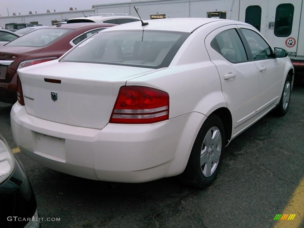 2008 Avenger SE - Stone White / Dark Khaki/Light Graystone photo #2