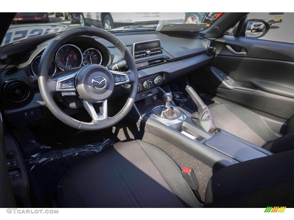 2016 Mazda MX-5 Miata Sport Roadster Black Dashboard Photo #122370854