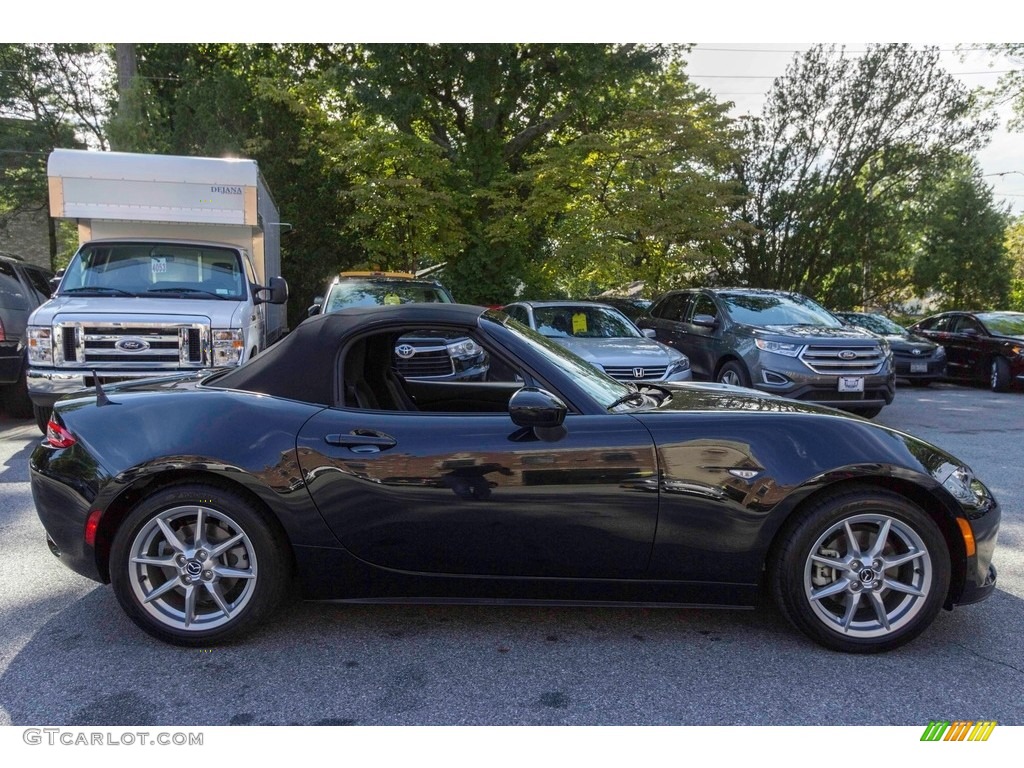 Jet Black Mica 2016 Mazda MX-5 Miata Sport Roadster Exterior Photo #122371087