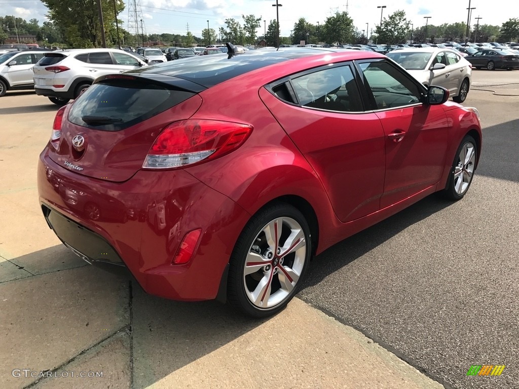 Boston Red 2017 Hyundai Veloster Value Edition Exterior Photo #122371963