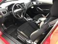 Black 2017 Hyundai Veloster Value Edition Interior Color