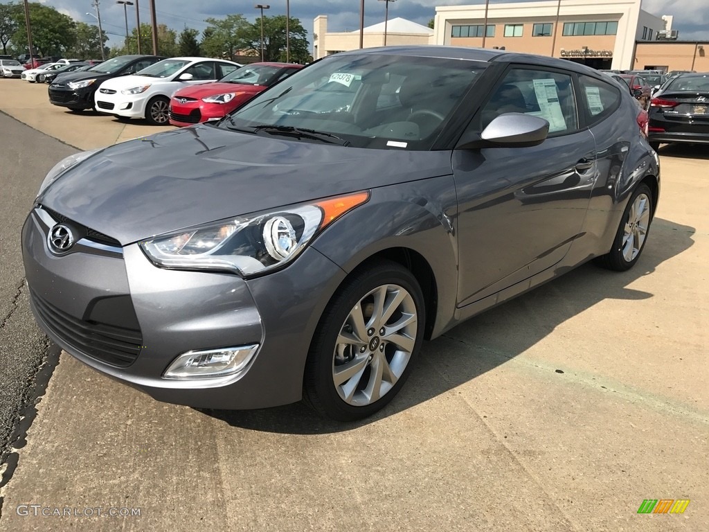 2017 Veloster  - Triathlon Gray / Black photo #1