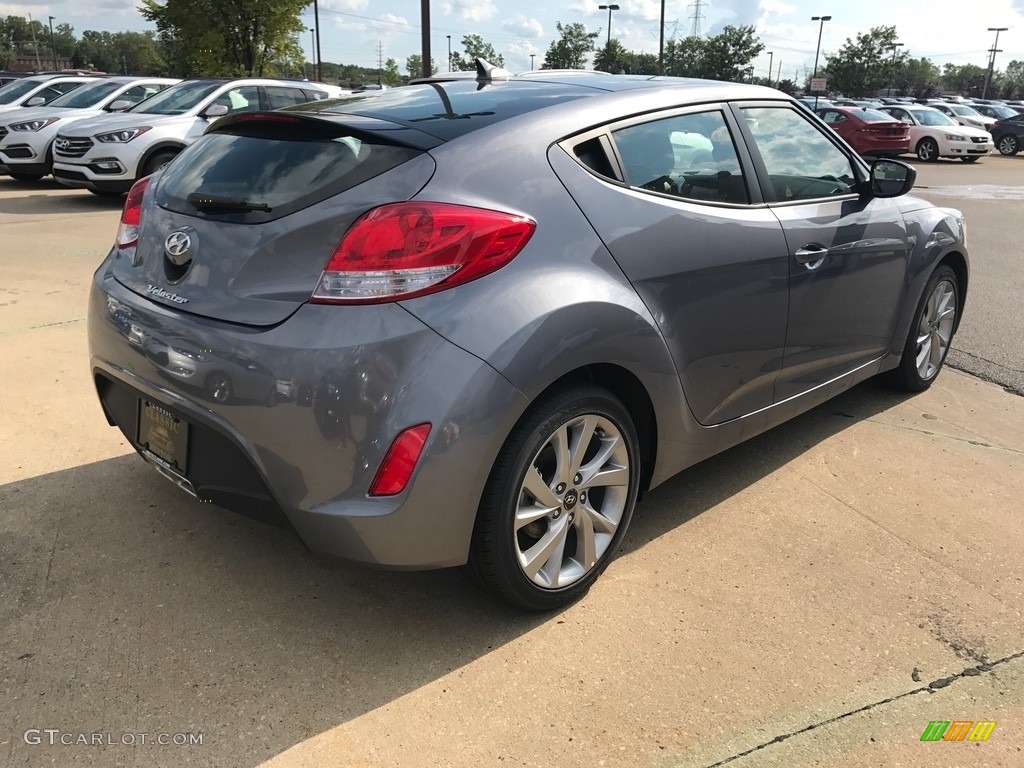 2017 Veloster  - Triathlon Gray / Black photo #2