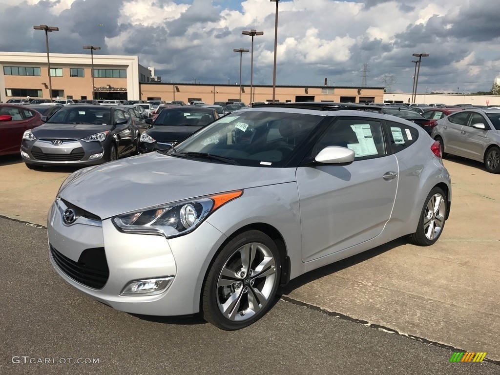 Ironman Silver 2017 Hyundai Veloster Value Edition Exterior Photo #122372145