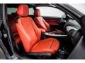 Coral Red/Black Front Seat Photo for 2014 BMW M235i #122372620