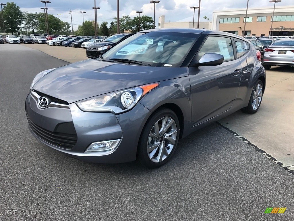 2017 Veloster  - Triathlon Gray / Black photo #1