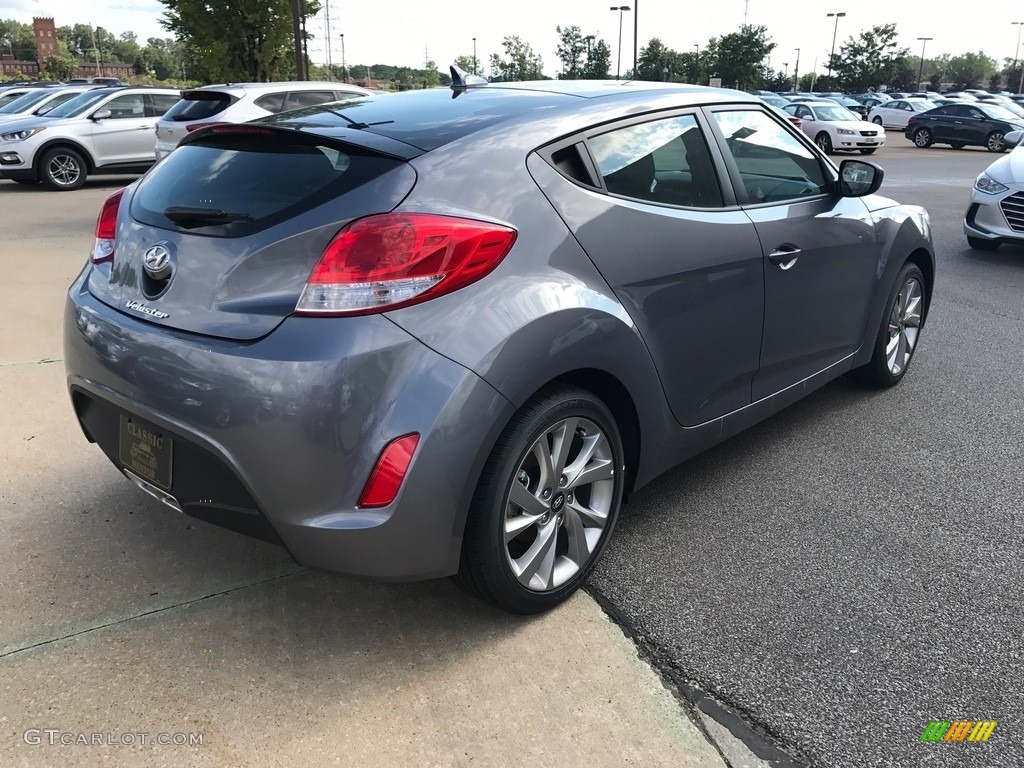 2017 Veloster  - Triathlon Gray / Black photo #2