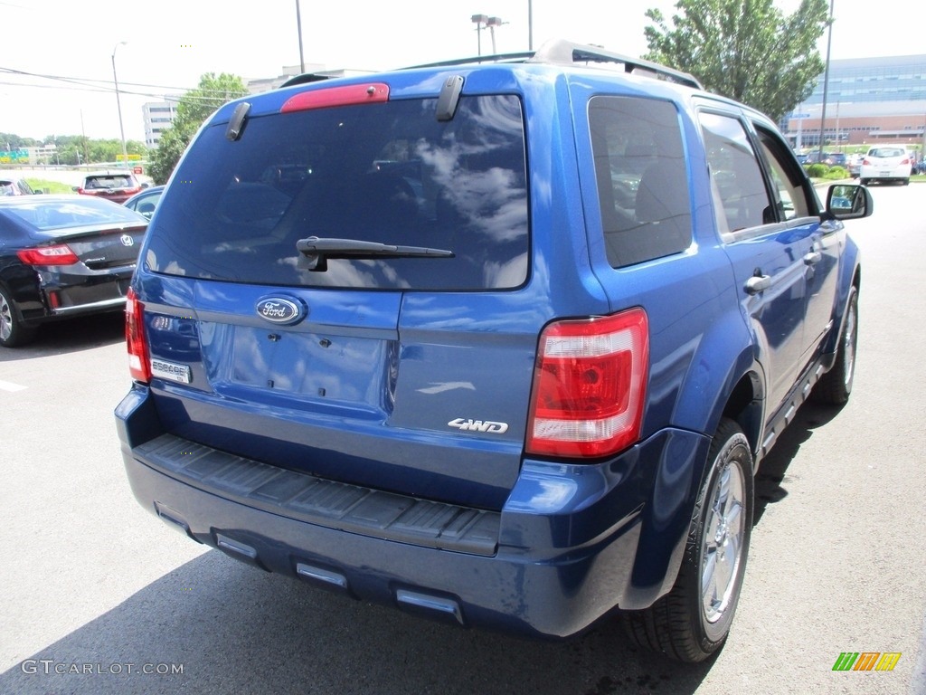 2008 Escape XLT V6 4WD - Vista Blue Metallic / Charcoal photo #5