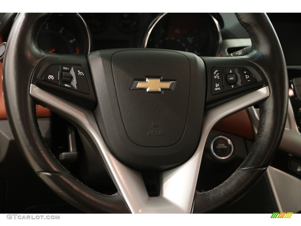 2014 Cruze LTZ - Black Granite Metallic / Jet Black/Brick photo #8