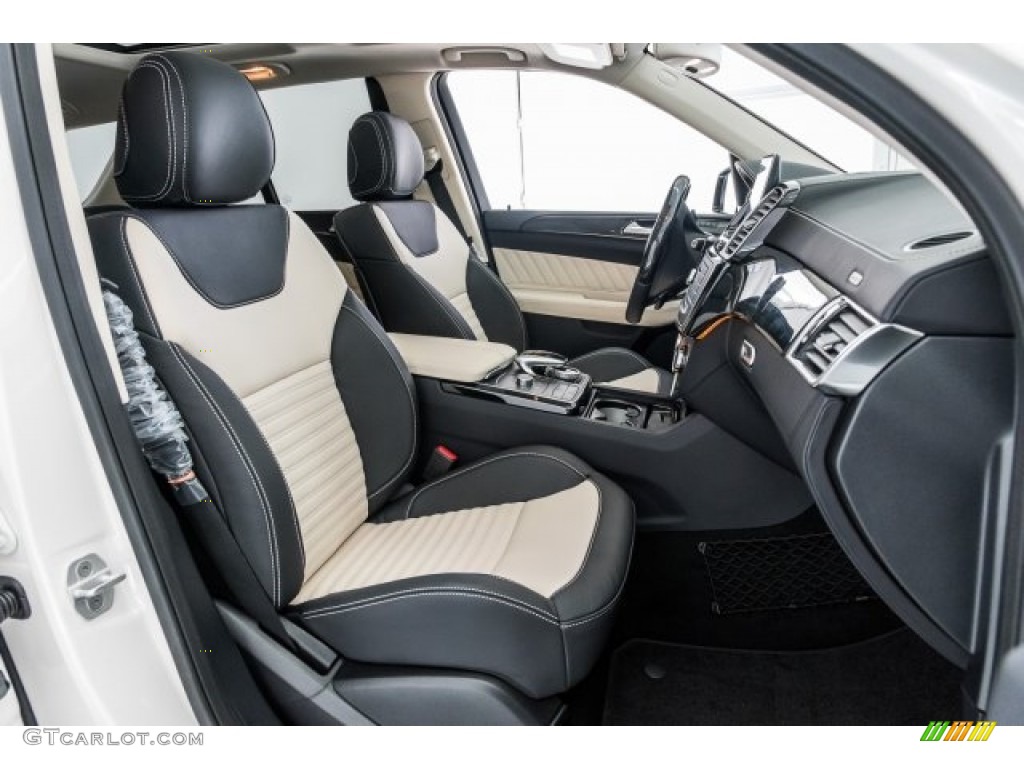 Porcelain/Black Interior 2018 Mercedes-Benz GLE 43 AMG 4Matic Photo #122375155