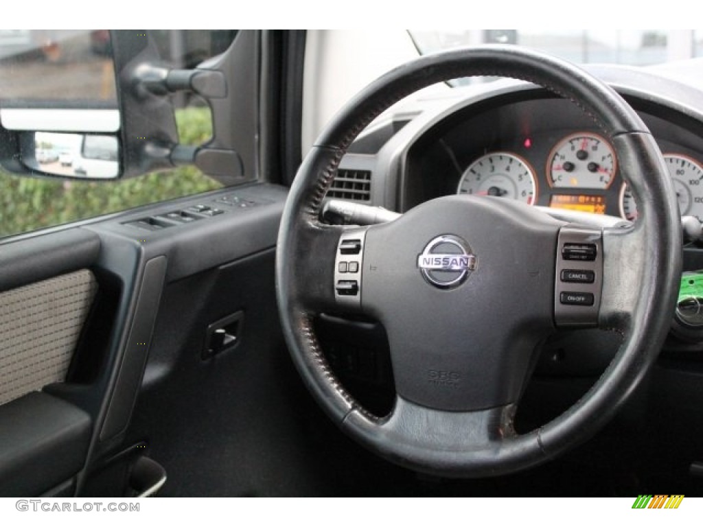 2010 Titan PRO-4X Crew Cab 4x4 - Blizzard White / Charcoal photo #26