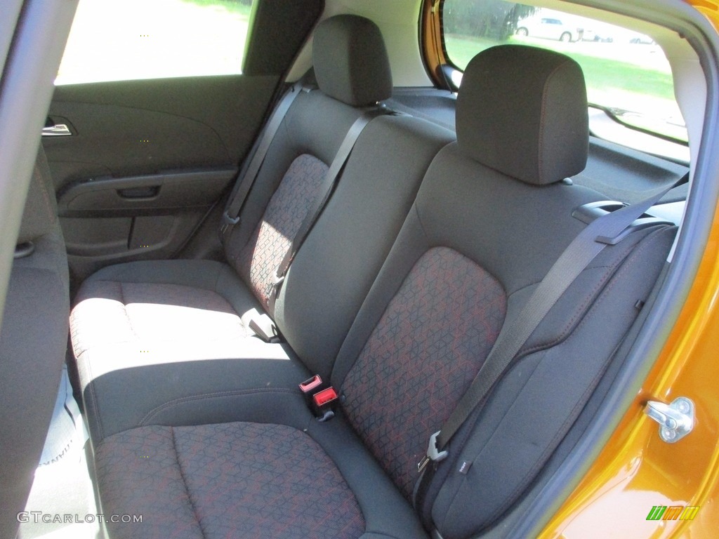 2017 Sonic LT Hatchback - Orange Burst Metallic / Jet Black photo #11