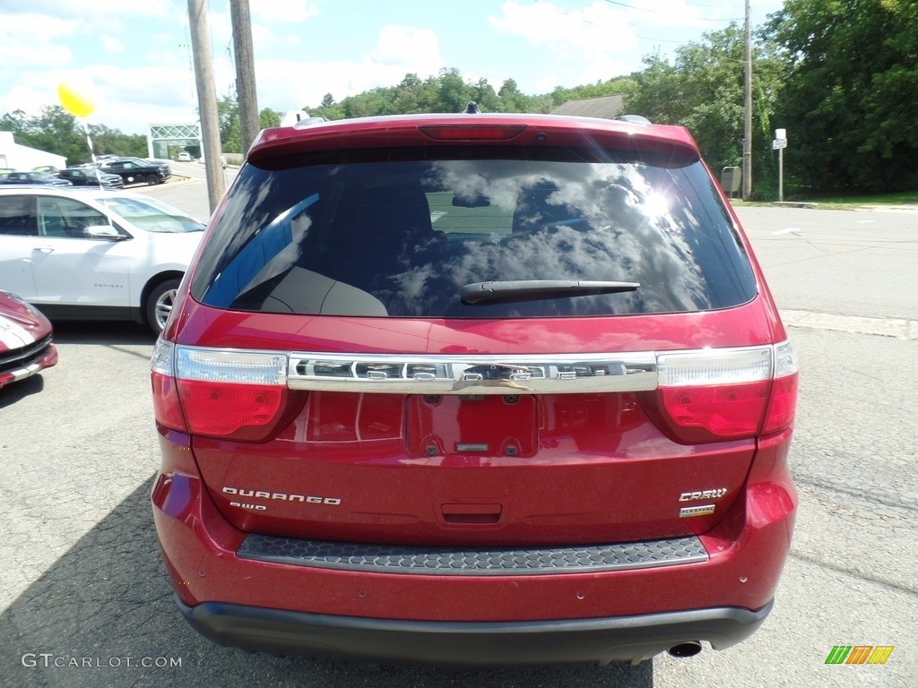 2013 Durango Crew AWD - Deep Cherry Red Crystal Pearl / Black photo #7