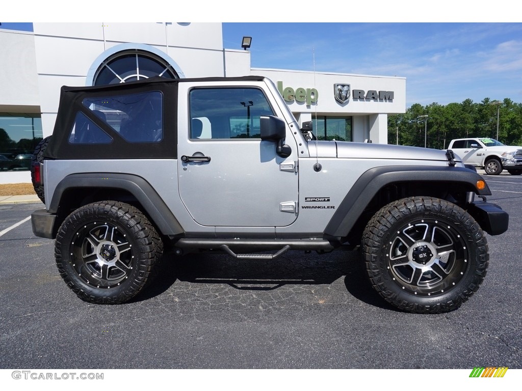 2017 Wrangler Sport 4x4 - Billet Silver Metallic / Black photo #8