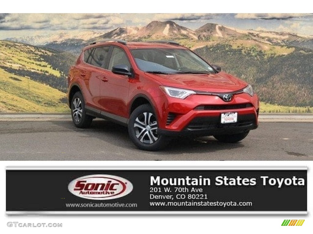 2017 RAV4 LE - Barcelona Red Metallic / Black photo #1