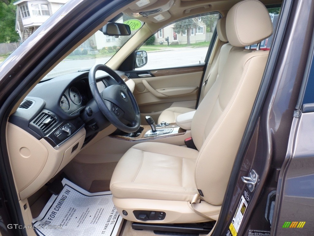 2014 X3 xDrive28i - Sparkling Bronze Metallic / Sand Beige photo #16